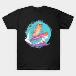 Catching Waves: Surfing Serenity T-Shirt